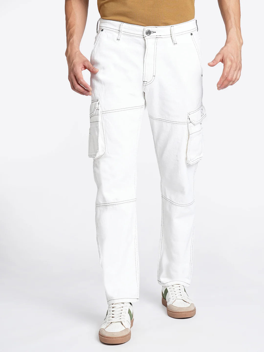 White Cargo Pants